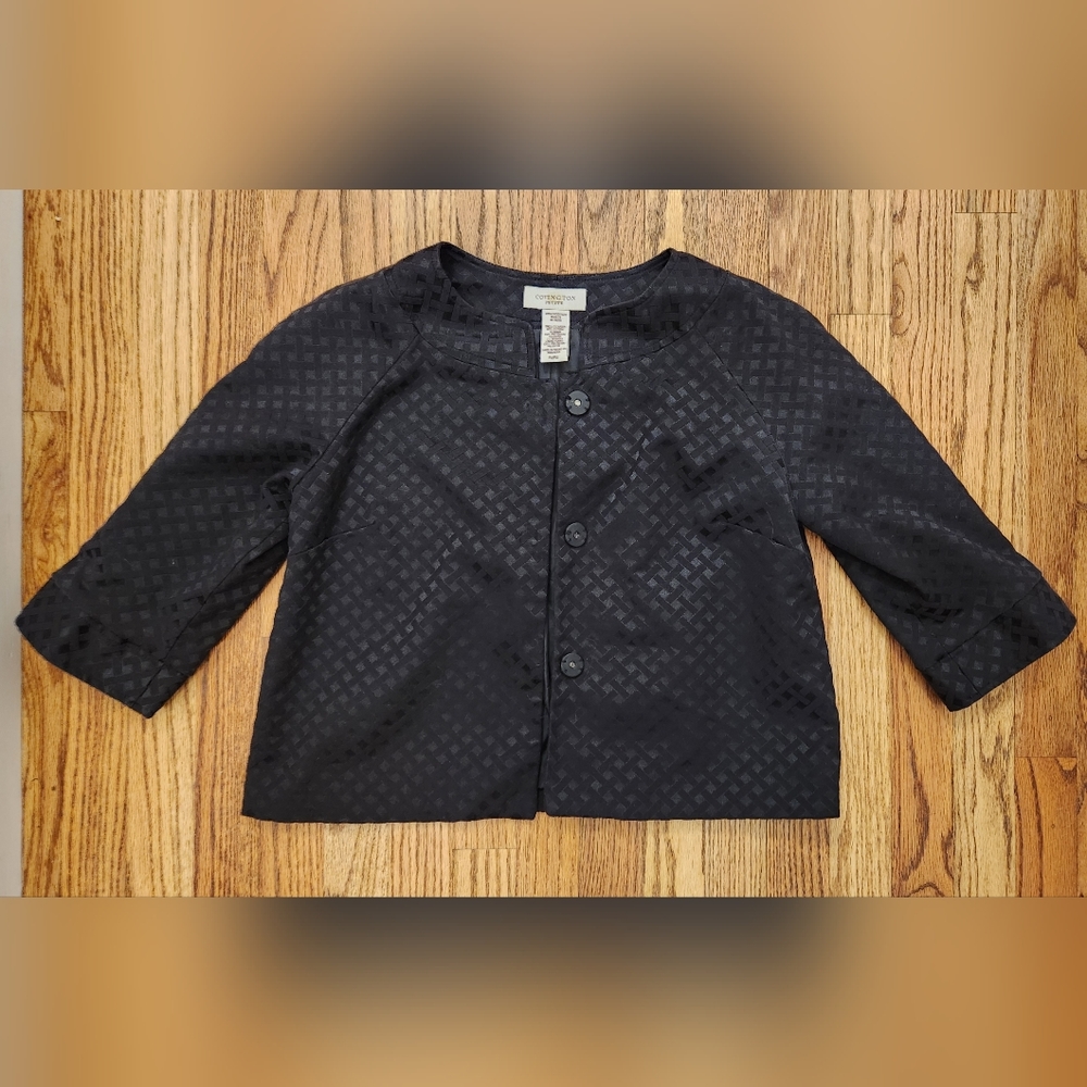 Covington Petite Jacket, Black, Size PM